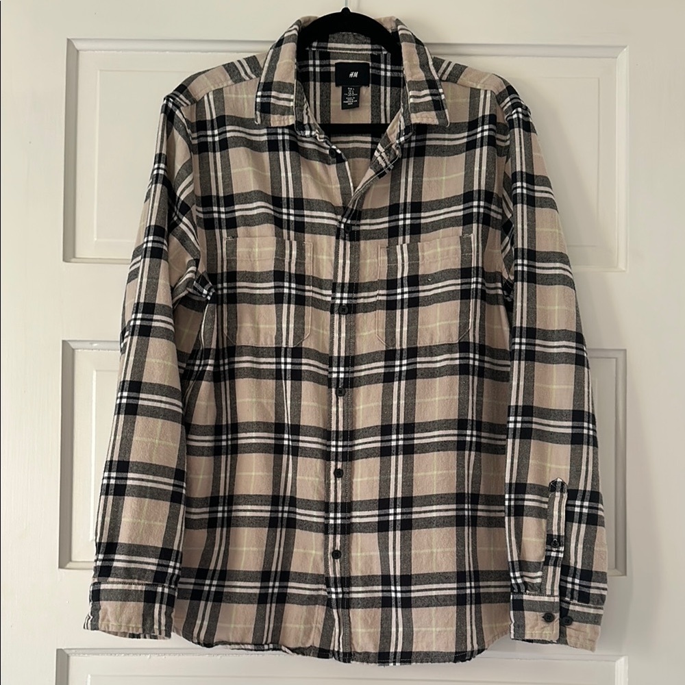 H&M flannel plaid shirt